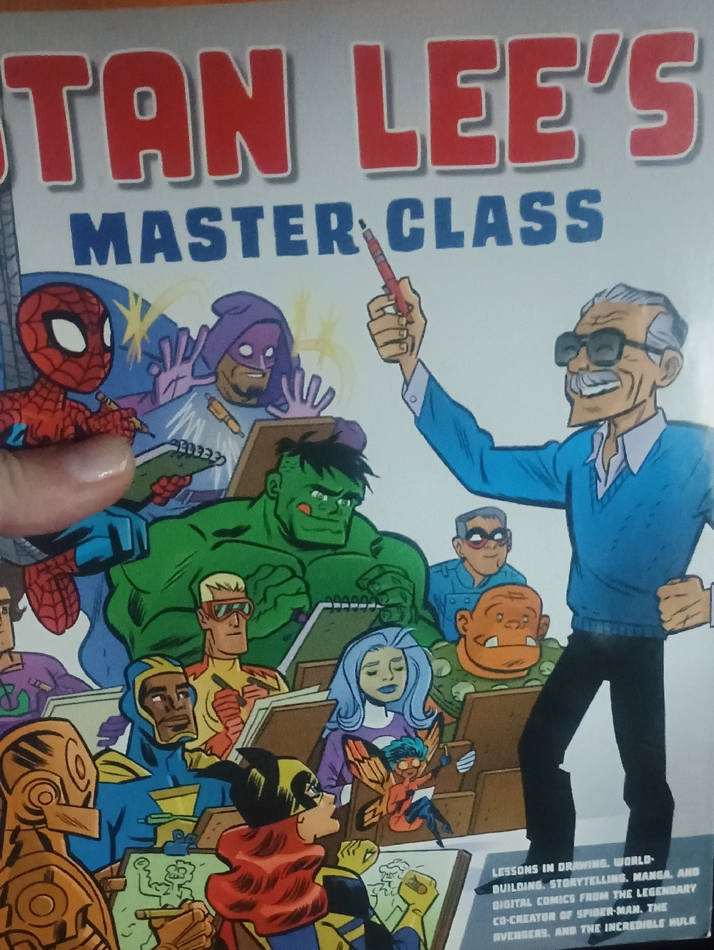 Stan Lee's Master Class Illustrated Book - Comic Art Cover